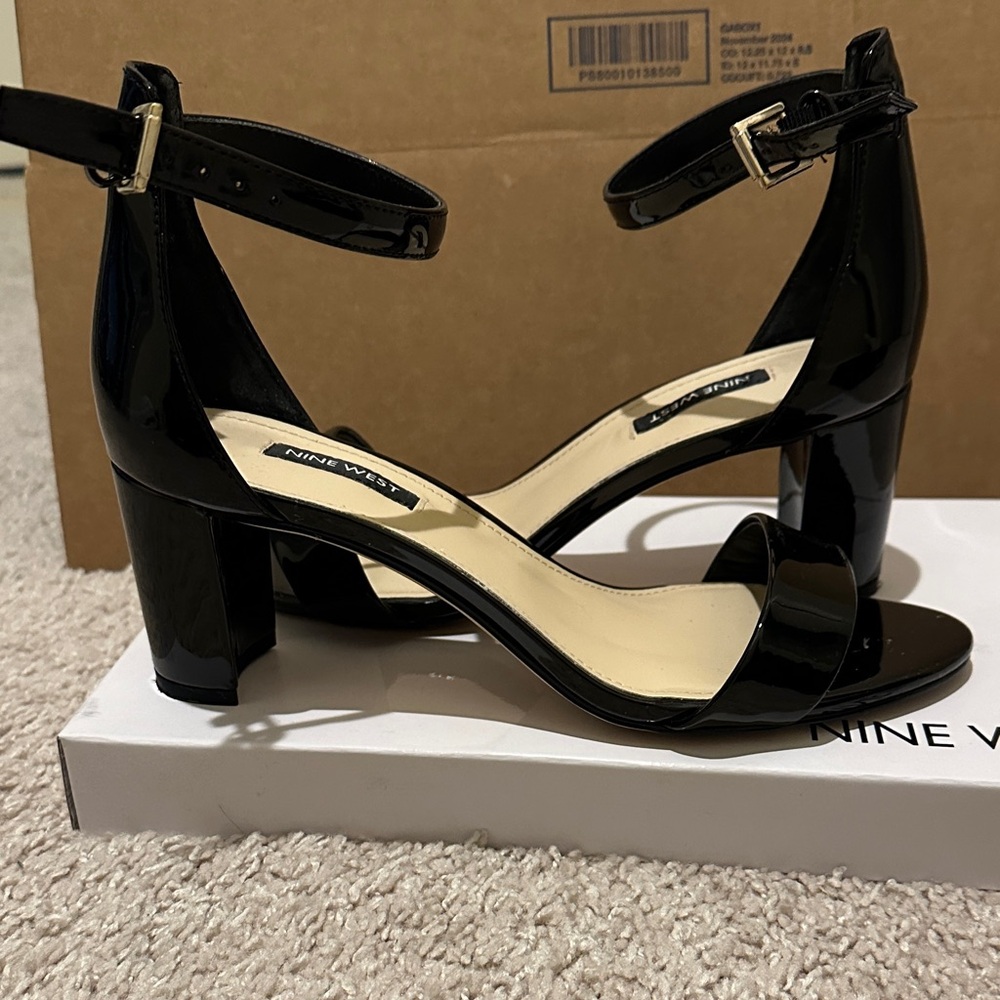 Nine West Black Patent Heels - Picture 7 of 8